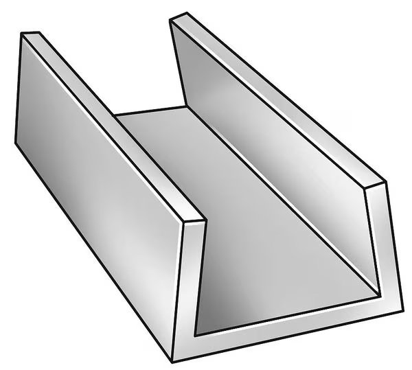 Ultra High Molecular Weight (UHMW) U Channel Stock, 120