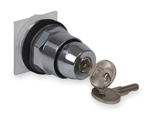Non-Illum Selector Swtch, 30mm, 2 Pos, Keyd, Schneider Electric, Mfr#: 9001KS12K1