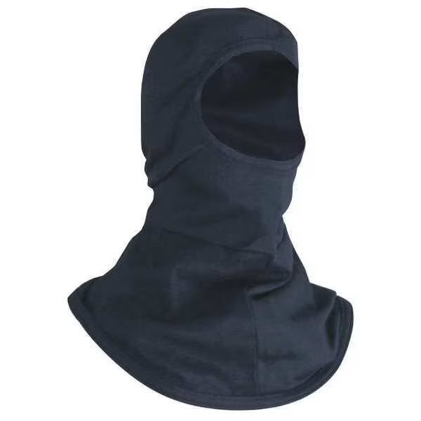 Flame Resistant UltraSoft Knit Hood, 12 cal/sq cm, NFPA 70E Arc-Rated, FR Balaclava, Navy, One Size, National Safety Apparel, Mfr#: H11RY