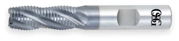 End Mill, Roughing, Co, TiAlN, 3/8, 4 FL, Sq, Osg, Mfr#: 4559811