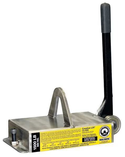 Lifting Magnet, 1000 lb Cap, 10-3/4 In OAL, Mag-Mate, Mfr#: CL1000
