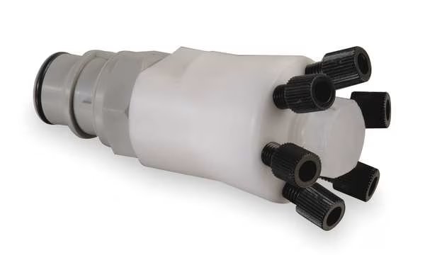 Gray/White Polypropylene HPLC Manifold, Justrite, Mfr#: 28178