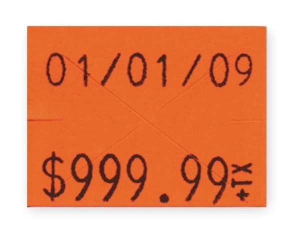 Pricing Label Kit, 2-Line, Red, PK3, Garvey, Mfr#: 90951