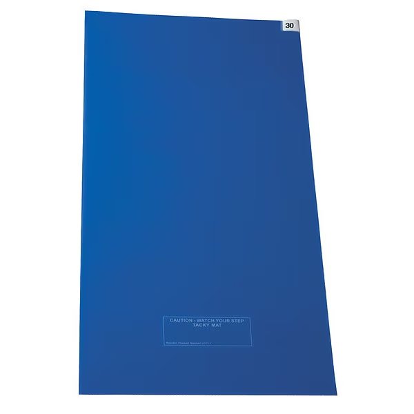 Tacky Mat, Blue, 18 x 45 In, PK4, EnjoyTool Select, Mfr#: 5KDD2