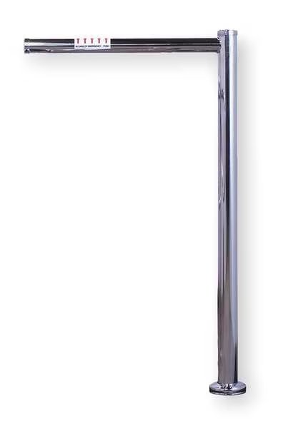 Header Post, Mirror Chrome, Turnstile, Mfr#: 1003SR-M