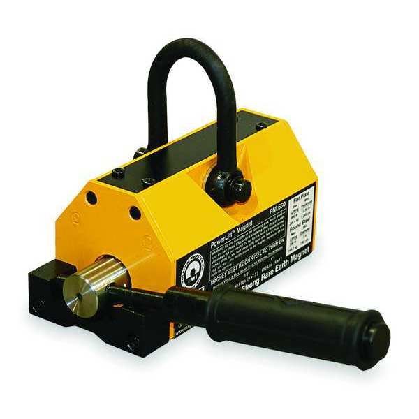 PowerLift(R) Lifting Magnet, 5000 lb Cap, 16-1/2 In OAL, Mag-Mate, Mfr#: PNL5000