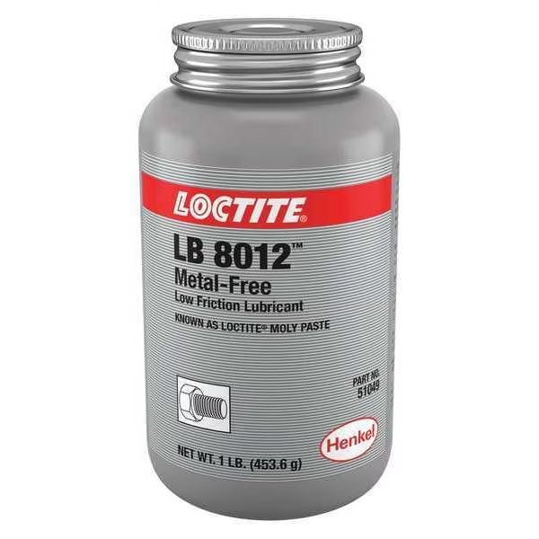 Anti Seize, 16 oz, Brush Top Can, Black LB 8012(TM) MOLY PASTE, Loctite, Mfr#: 226696