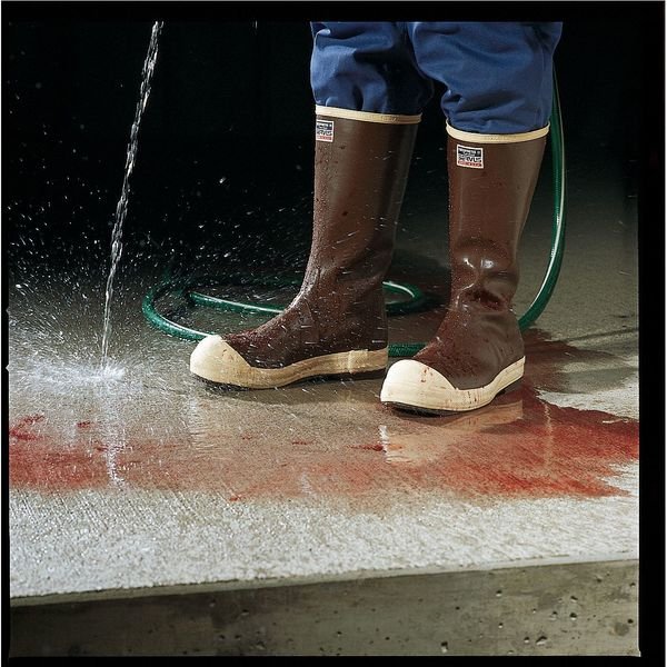 Men's Steel Rubber Boot Brown, Honeywell Servus, Mfr#: 22148/11