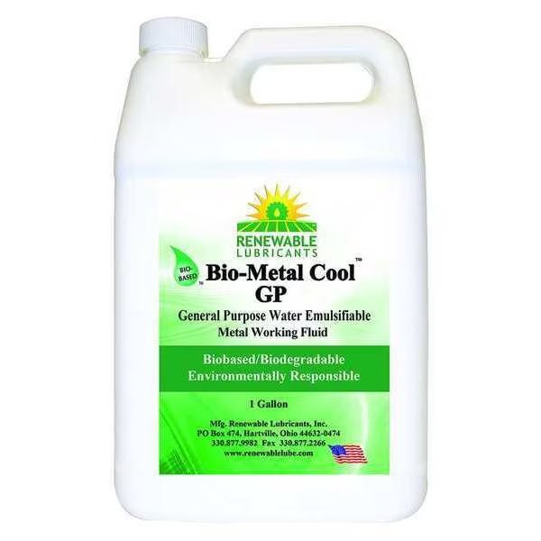 Cutting Oil, 1 gal, Bottle, Renewable Lubricants, Mfr#: 86803