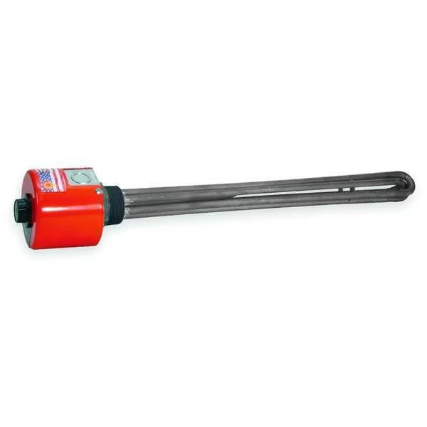 Screw Plug Immersion Heater, 94 sq. in., Tempco, Mfr#: TSP02228