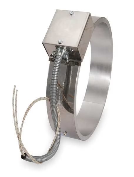 Band Heater, 1-1/2 In. W, 240V, 650 Deg F, Tempco, Mfr#: MXH01932