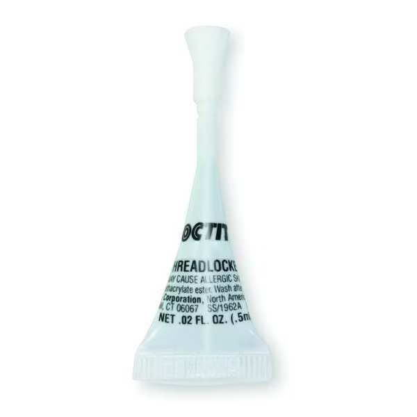 Threadlocker, LOCTITE 262, Red, High Strength, Liquid, 0.5 mL Capsule, Loctite, Mfr#: 231922