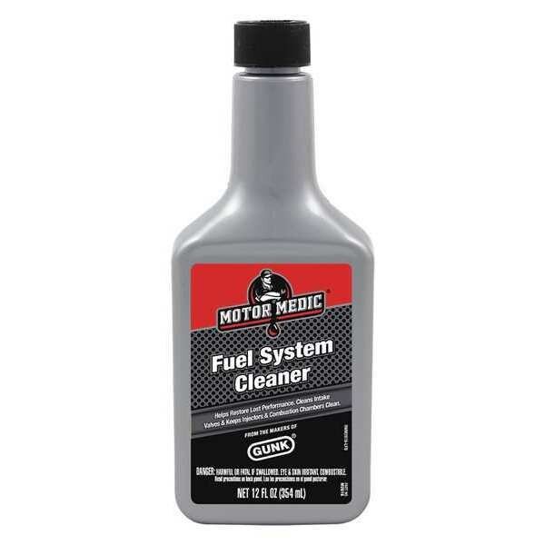 Fuel System Cleaner, 12 oz. Size, Amber, Motor Medic, Mfr#: M2616