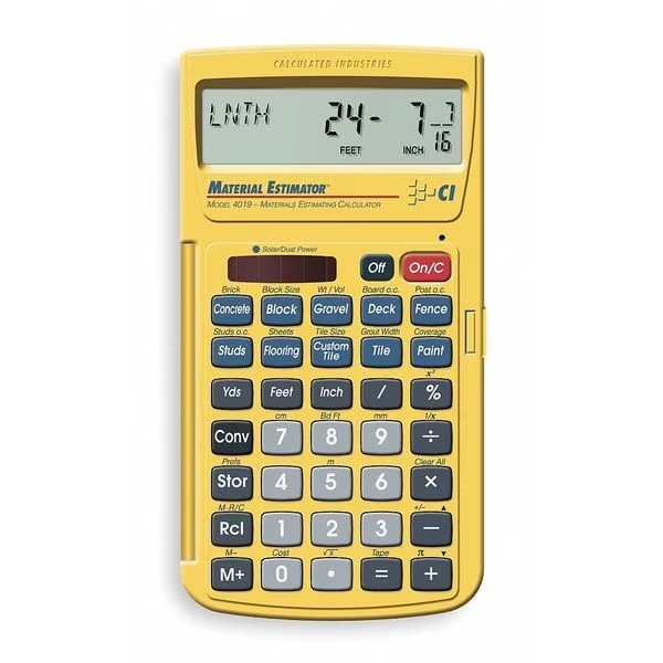 Material Estimator, Calculated Industries, Mfr#: 4019