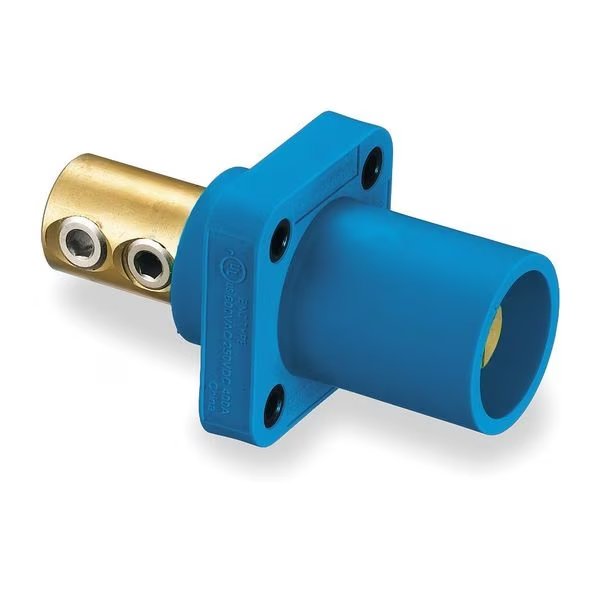 Receptacle, Double Set Screw, Blue, Hubbell, Mfr#: HBLMRBL