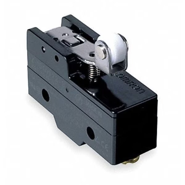 Industrial Snap Action Switch, Hinge Roller, Lever, Short Actuator, SPDT, Omron, Mfr#: A-20GV22-B7-K