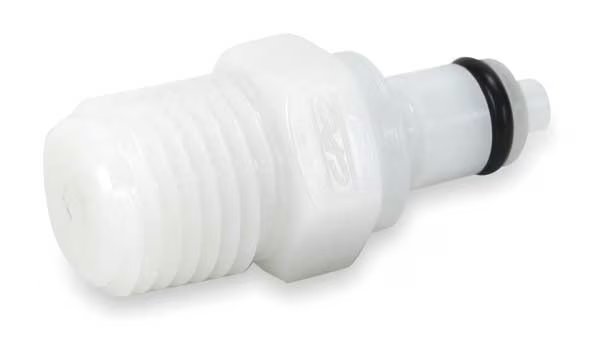 Inline Insert, Acetal, Shut-Off, MNPT, Colder, Mfr#: PMCD2404