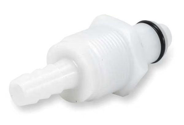 Panel Mount Insert, Acetal, Shut-Off, Barbd, Colder, Mfr#: PLCD42005