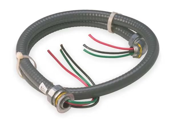 Conduit Kit, Liquid Tight, 4 ft L, # 10THHN, Diversitech, Mfr#: 6-12-4