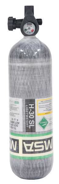 SCBA Cylinder, Gray, Msa Safety, Mfr#: 10127944-SP
