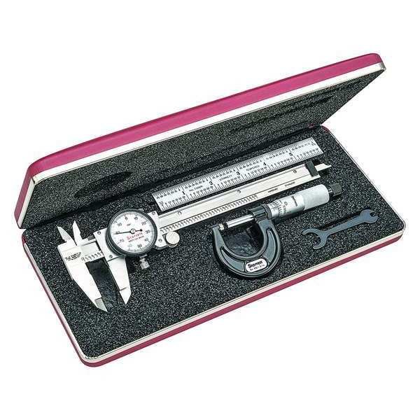 Basic Precision Tool Set, 3 Pc, Starrett, Mfr#: S909Z