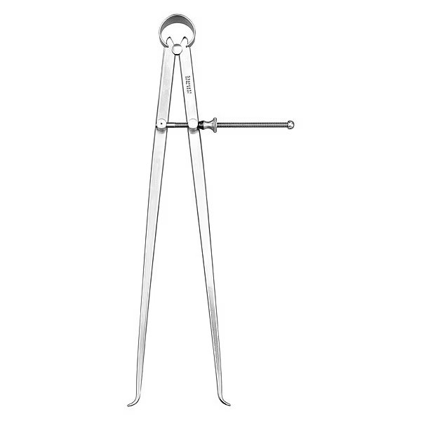 Inside Spring Caliper, 12 In, Solid, Starrett, Mfr#: 73A-12