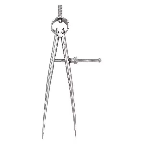 Spring Divider, 6 In, Round, Solid, Starrett, Mfr#: 277-6