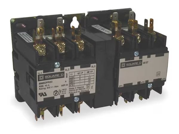 120VAC Reversing Hoist Contactor 3P 30A, Square D, Mfr#: 8965DPR33V02