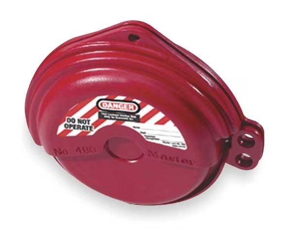 Gate Valve Lockout, Fits Sz 1 to 3, Master Lock, Mfr#: 480