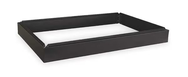 Flat File Cabinet Base, Closed Base, Black, EnjoyTool Select, Mfr#: 2CLD5
