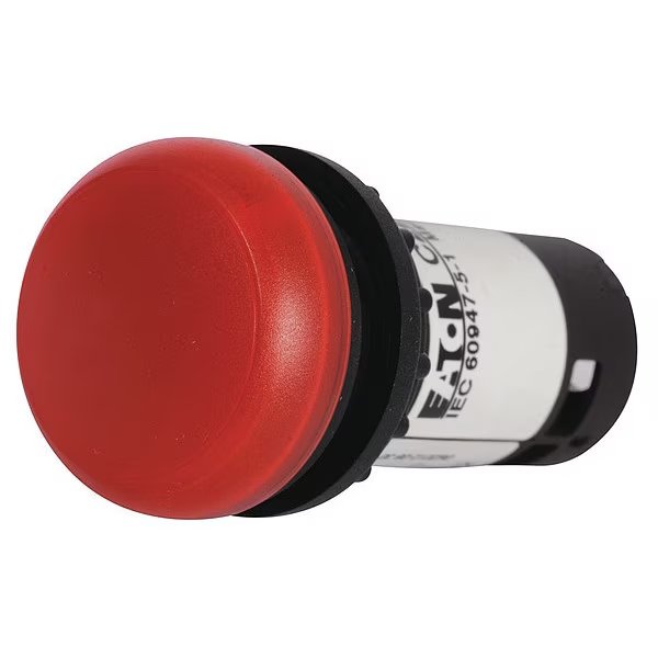 Raised Indicator Light, Red, 120VAC, Eaton, Mfr#: C22-L-R-120