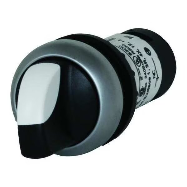 Non-Illum Selector Switch, Knob, Blk, 22mm, Eaton, Mfr#: C22-WRK3-K20
