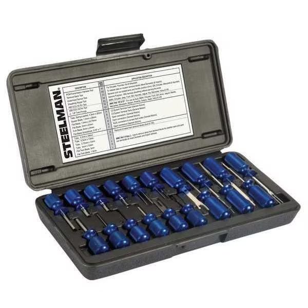 Master Terminal Tool Kit, 19 Pc, Steelman, Mfr#: 95978
