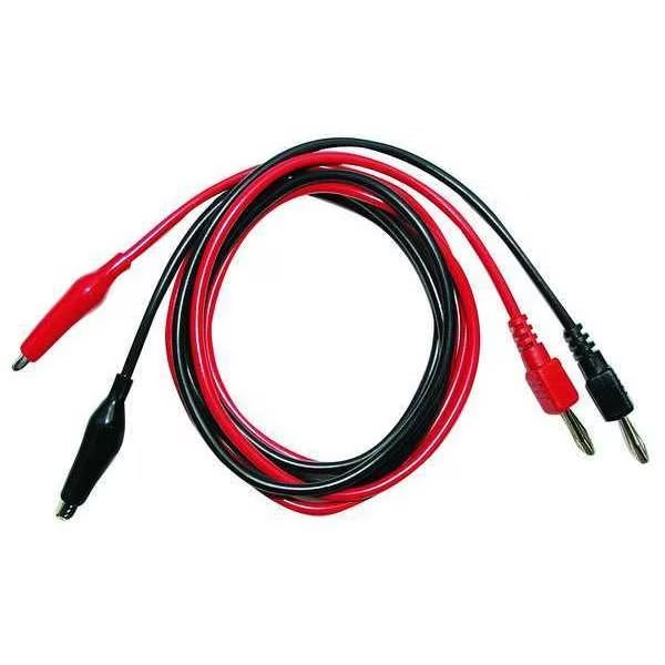 Hook Clip Test Leads, Red/Black, Silicone, B&K Precision, Mfr#: TL 5A