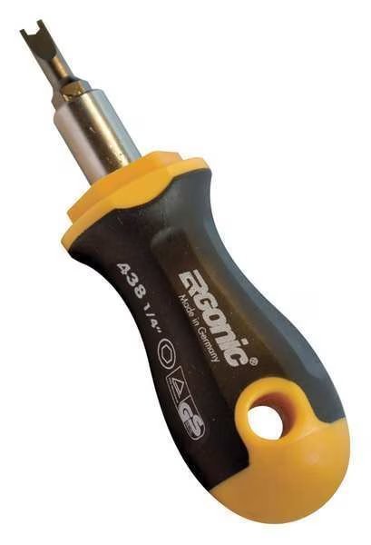 Refrigerant Cap Lock Screwdriver, 3 In., Jb Industries, Mfr#: SHLD-3-DRIVER