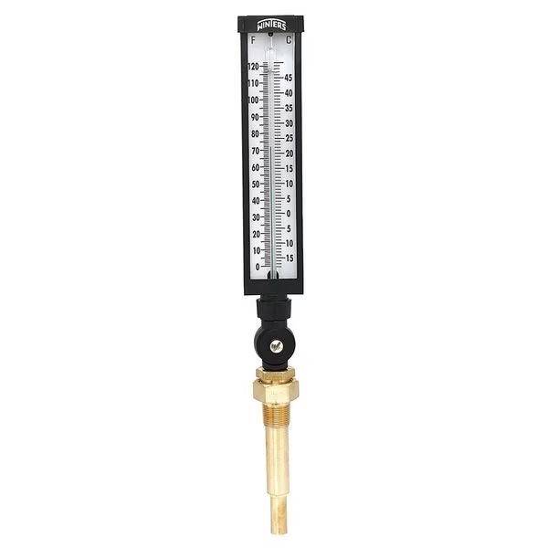 Thermometer, Analog, 30-300 deg, 3/4in NPT, Winters, Mfr#: TIM105LF.