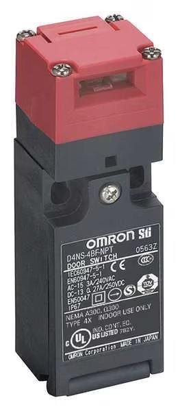 2NC Safety Interlock Switch IP 67, Omron, Mfr#: D4NS-4BF-NPT