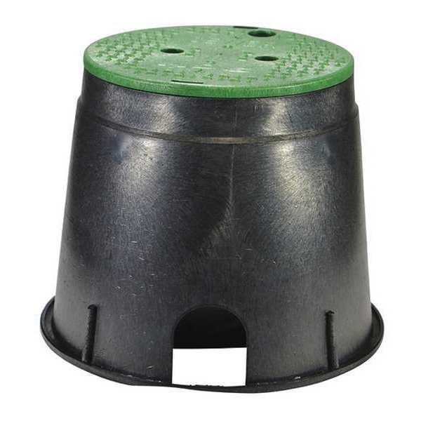 Valve Box, Round, 11-5/8in.Hx12-7/8in.W, Nds, Mfr#: 111BC