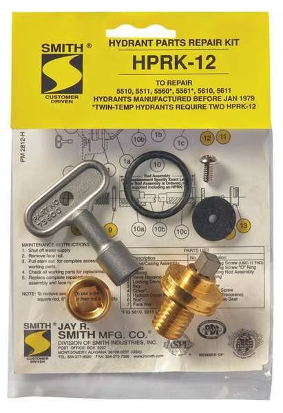 Hydrant Repair Kit, Jay R. Smith Manufacturing, Mfr#: HPRK-12