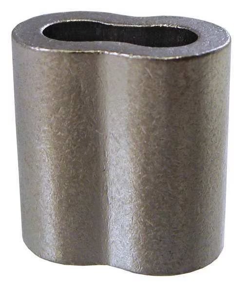 Sleeve, Copper, 3/64 in., Nickel Plated, Locoloc, Mfr#: SL2-1.5N
