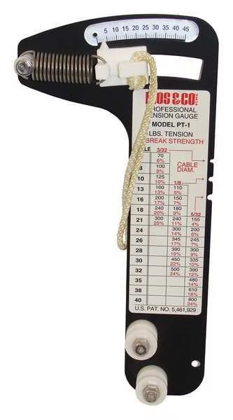Tension Gauge, 70 to 800 lb., Locoloc, Mfr#: PT-1