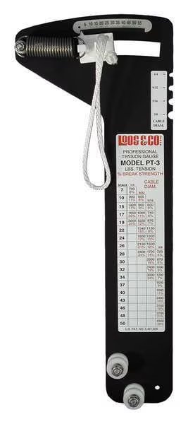 Tension Gauge, 550 to 4500 lb., Locoloc, Mfr#: PT-3