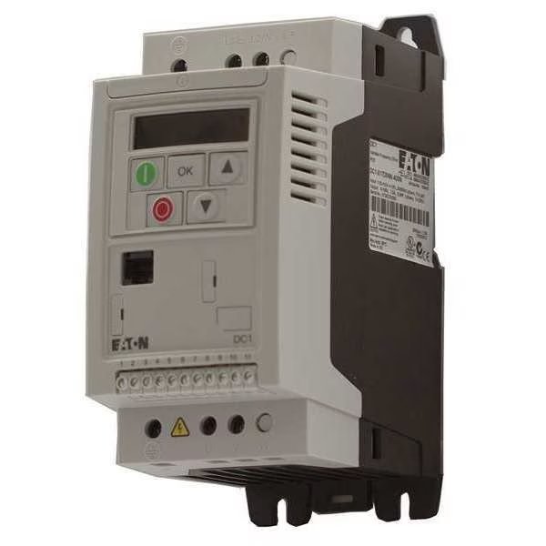Variable Frequency Drive, 2 HP, 200-230V, Cutler-Hammer, Eaton, Mfr#: DC1-327D0NN-A20CE1
