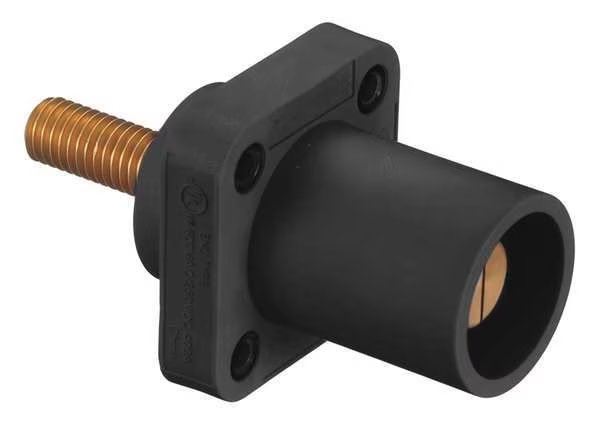 Receptacle, Brwn, Taper Nose, Male, Stud, Hubbell, Mfr#: HBLMRSCBN