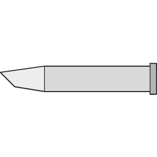 Soldering Tip, Chisel, 5/16in., Weller, Mfr#: T0054471099