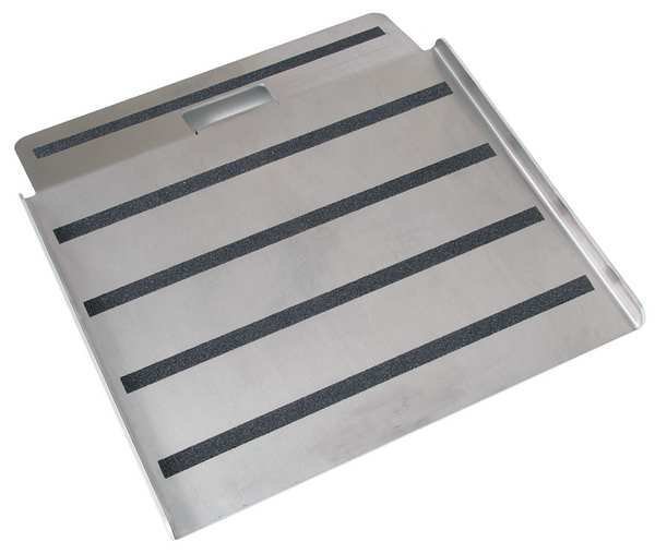 Curb Ramp, Aluminum, 27 in. W x 27 in. L, Magliner, Mfr#: ALCR