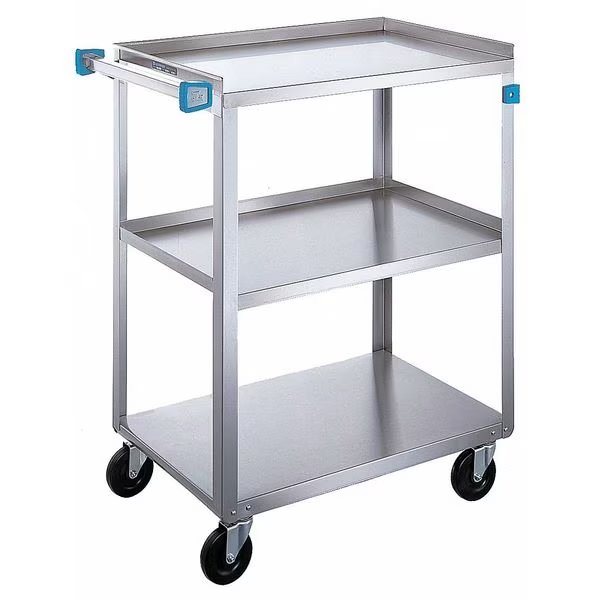Stainless Steel Utility Cart; 300 Lb Capacity, 3 Shelf, 18