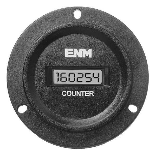 Electronic Counter, 6 Digits, LCD, Enm, Mfr#: C44B69B