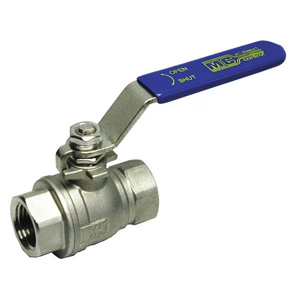 3/4" FNPT Stainless Steel Ball Valve Inline, EnjoyTool Select, Mfr#: G-SSF-75
