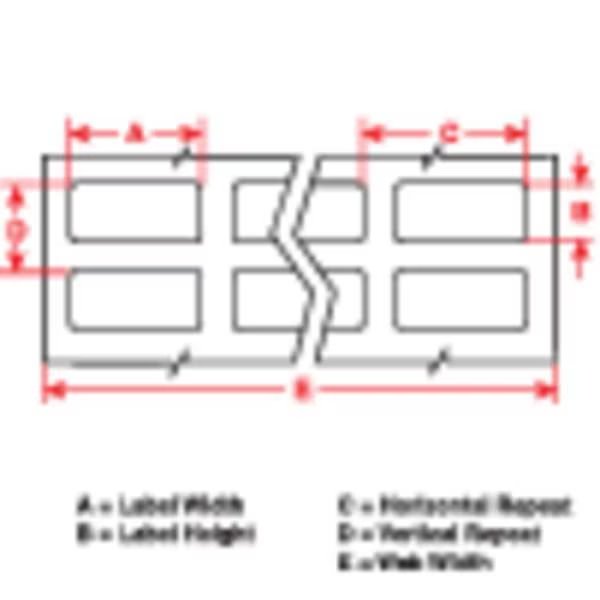 Thermal Transfer Printer Labels, Amber, Brady, Mfr#: THT-12-724-10
